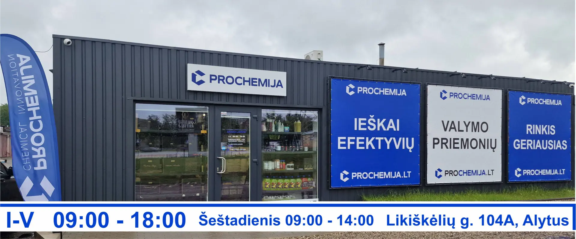 prochemija su laiku