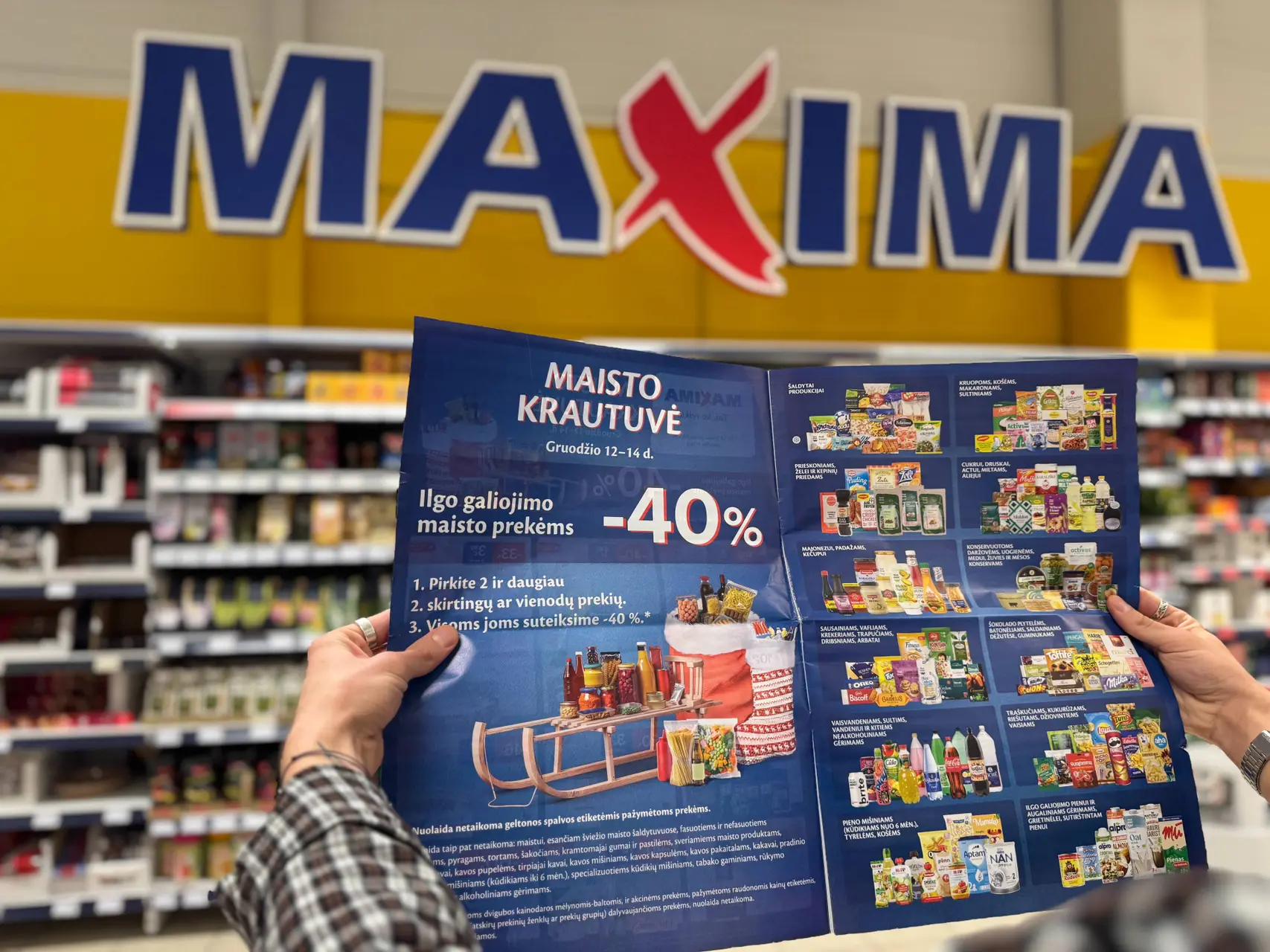 Maisto krautuvės pasiūlymai MAXIMOJE apims daugiau nei 20 tūkst. skirtingų prekių