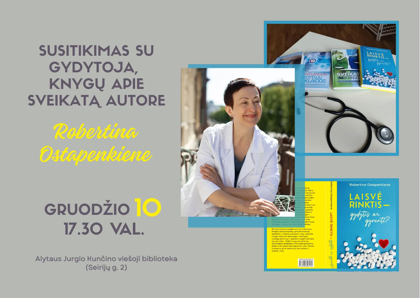 Robertina Ostapenkienė. A4 plakatas