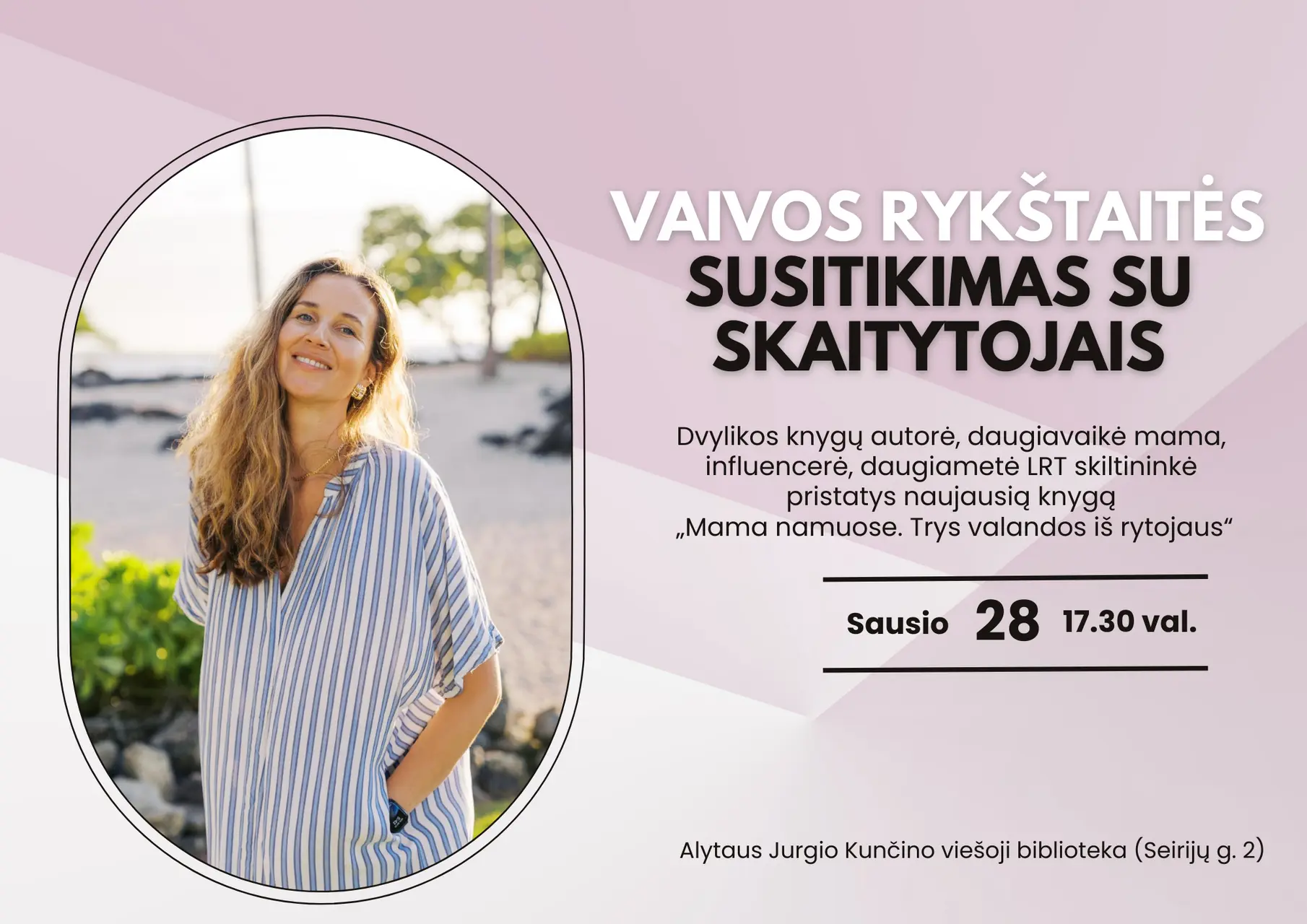 Vaiva Rykštaitė. A4 plakatas