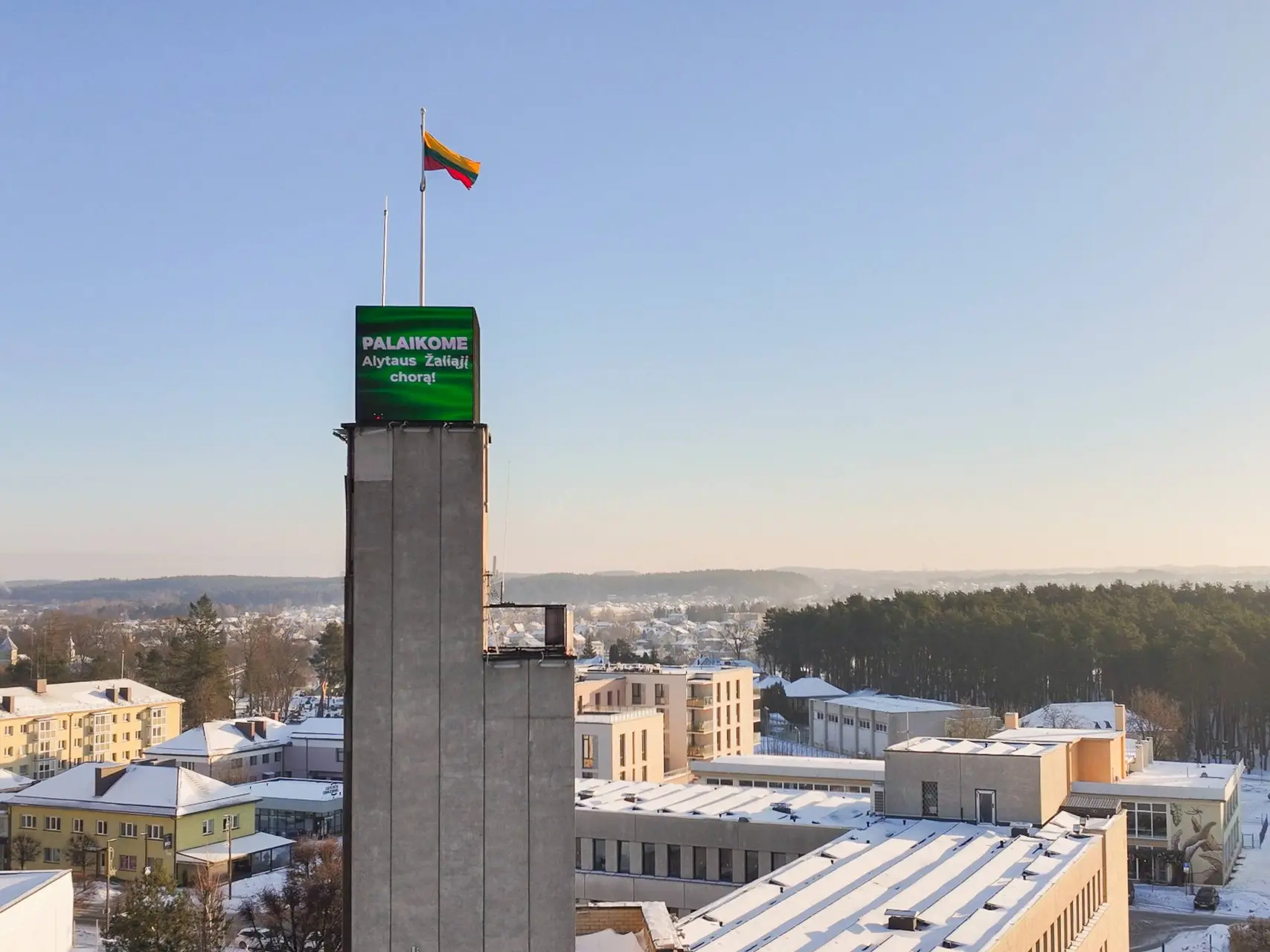 PALAIKOME Žaliąjį chorą