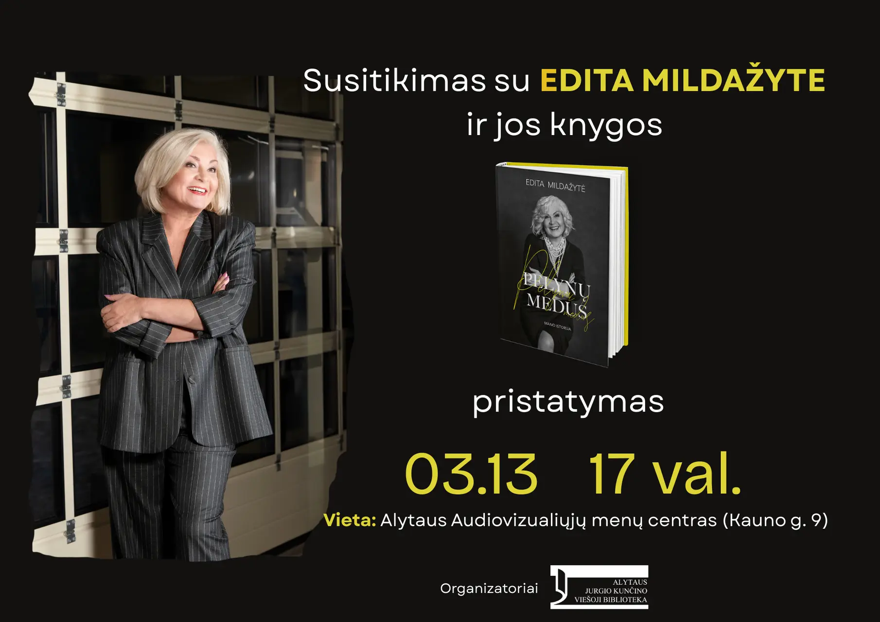 Edita Mildažytė. A4 plakatas