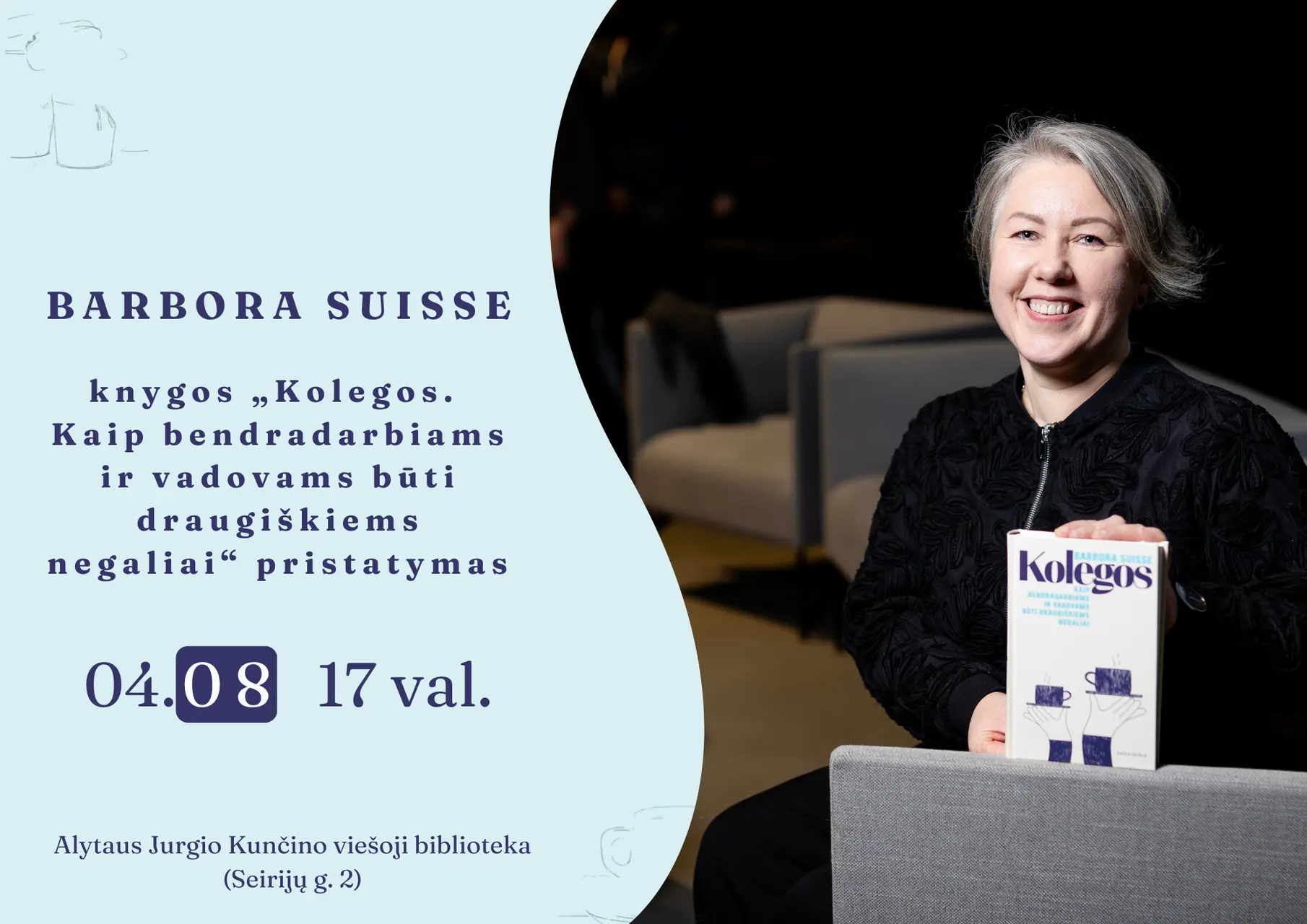 Knyga „Kolegos“. A4 plakatas