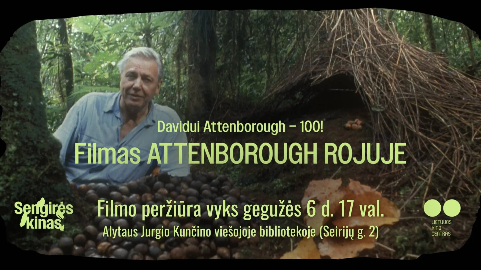 Sengirės kinas. Fb event cover