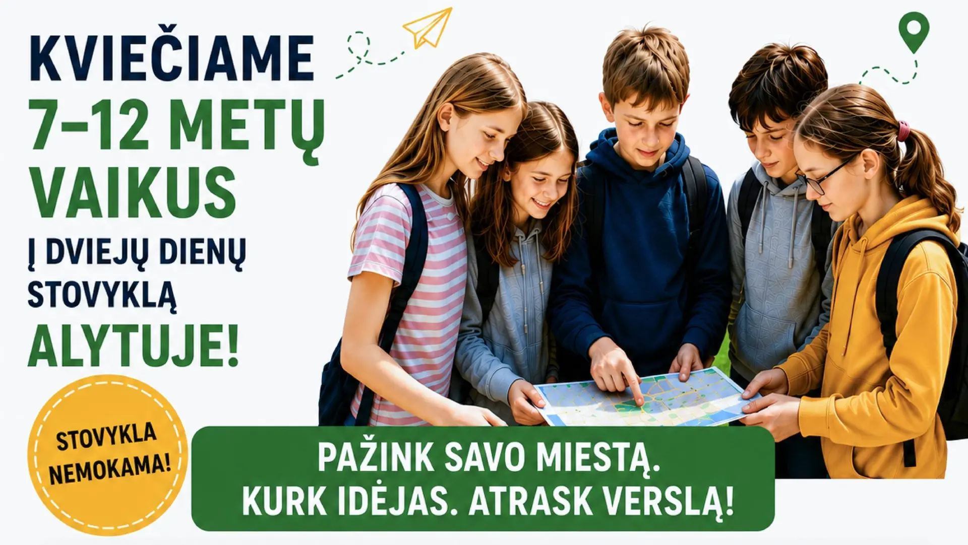 Verslo stovykla svetainei