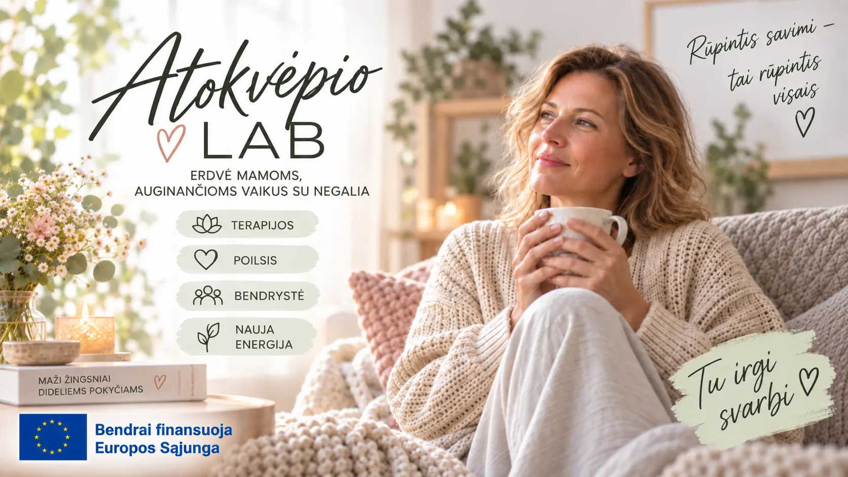 Atokvėpio LAB horizontalus