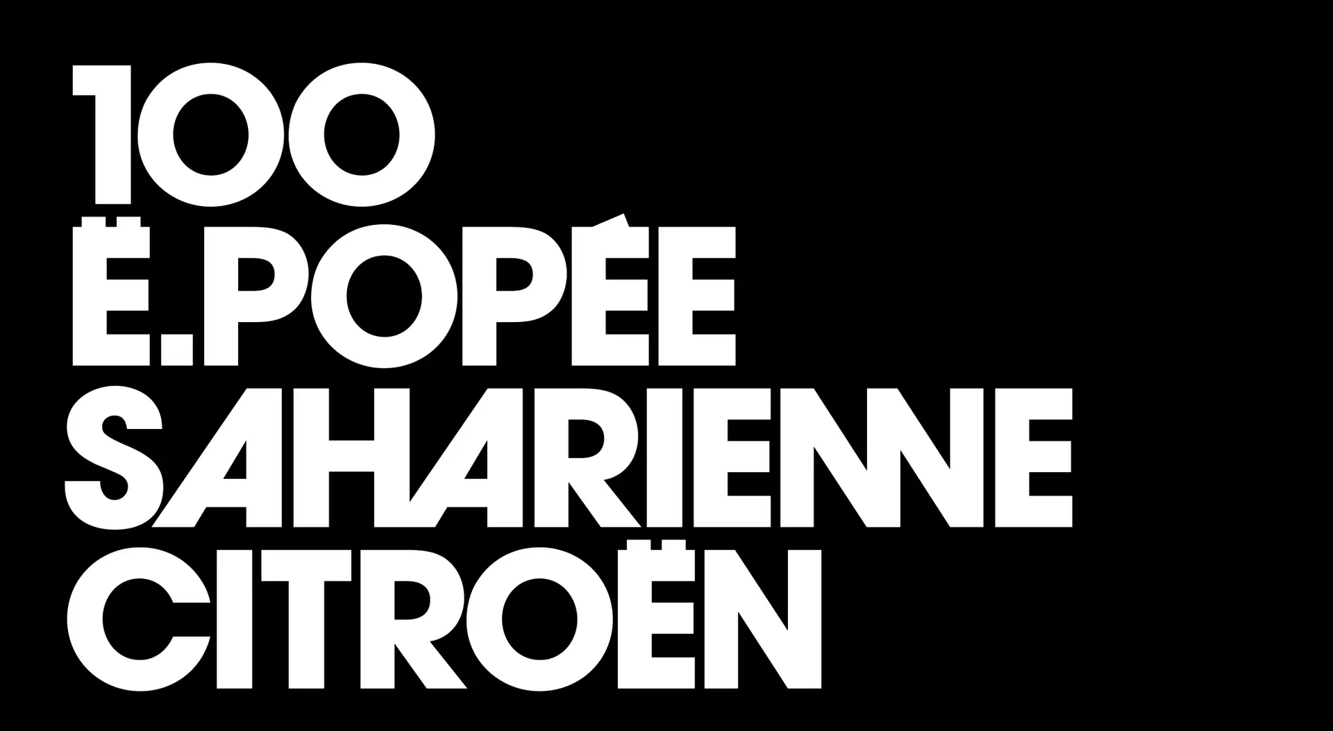 100 e popee saharienne citroen