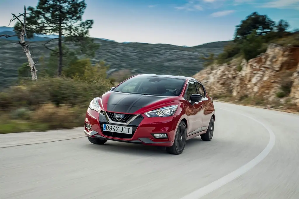 426169378 all new nissan micra passion red