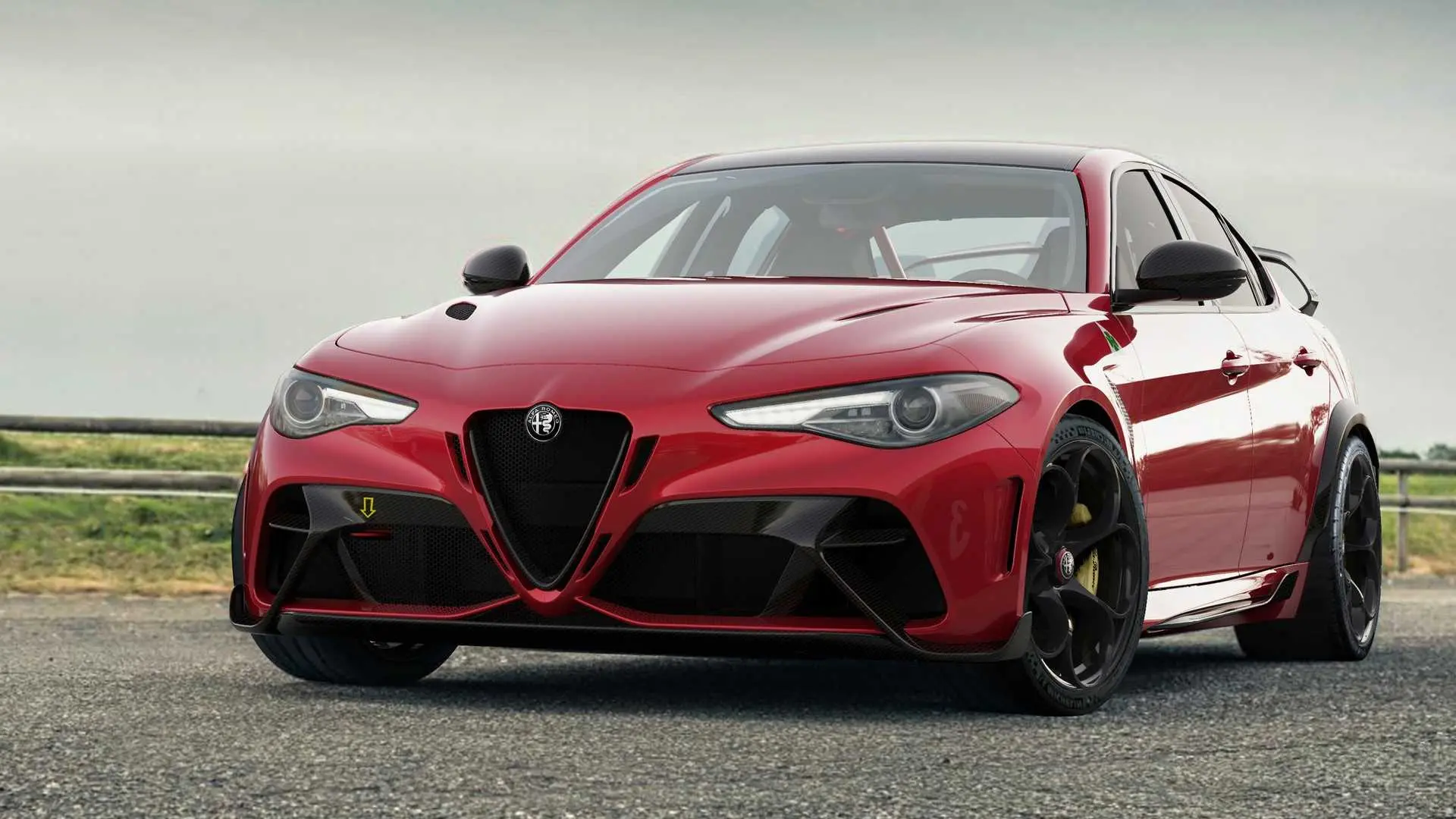 alfa romeo giulia gta modificata frontale 1