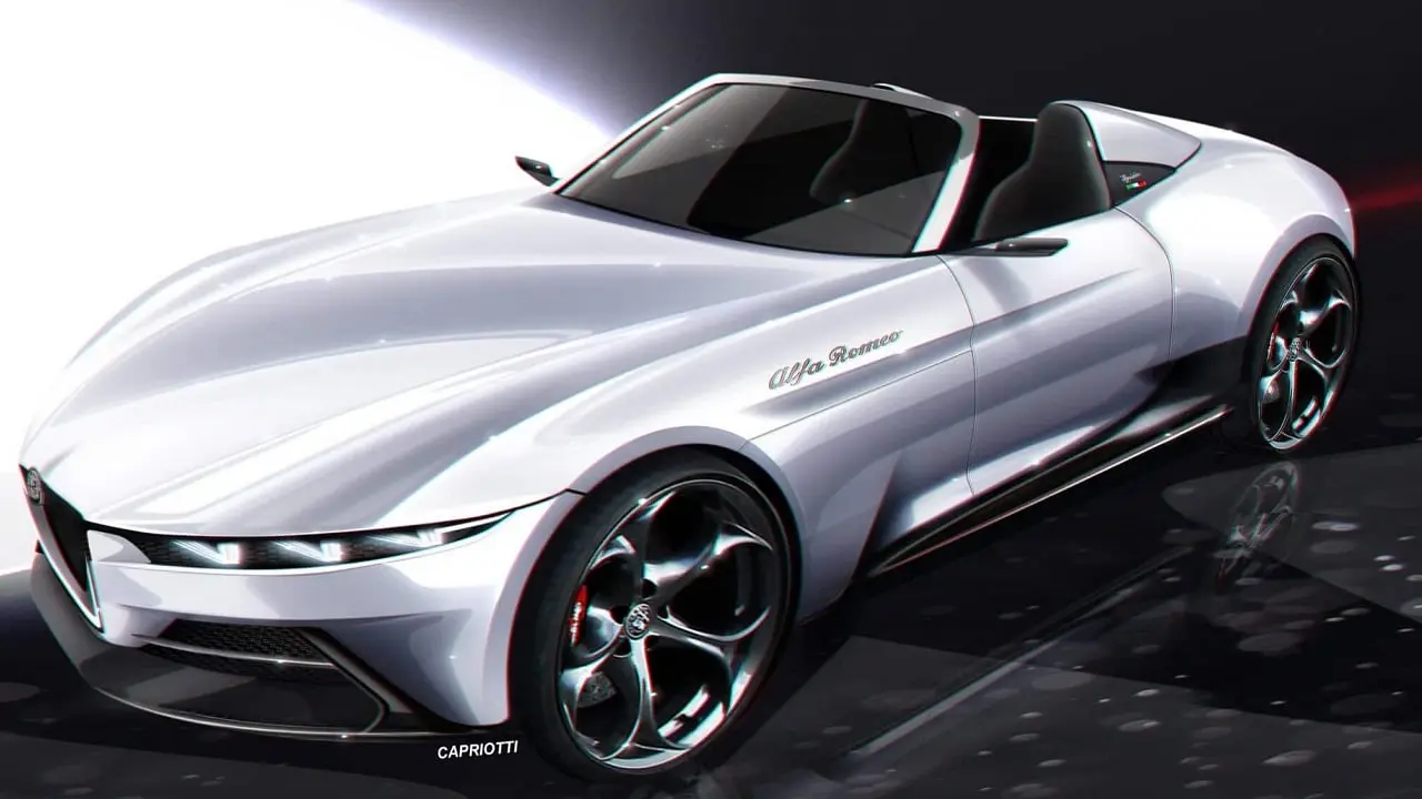 alfa romeo spider nuova frontale