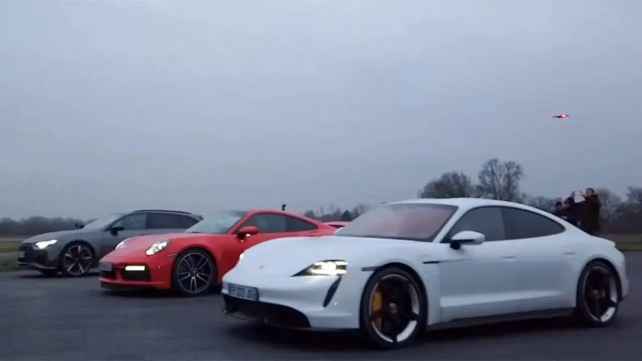 audi rs6 taycan turbo s 911 turbo s drag race 01 1280x720 1