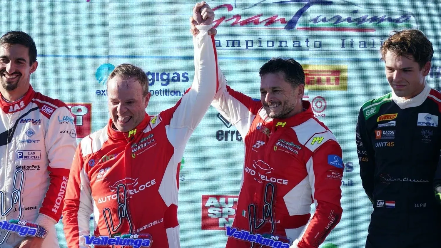 barrichello ferrari vittoria vallelunga fisichella