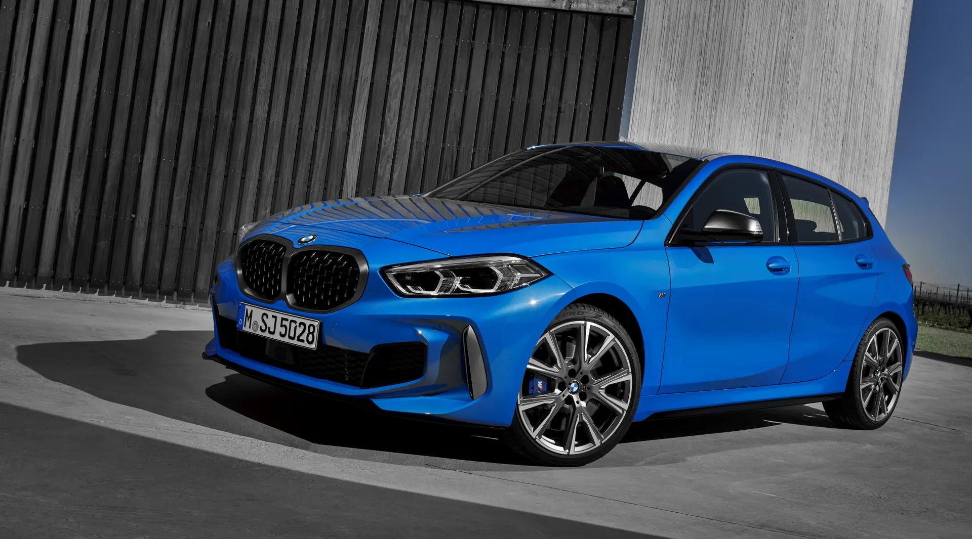 bmw serie 1 blu