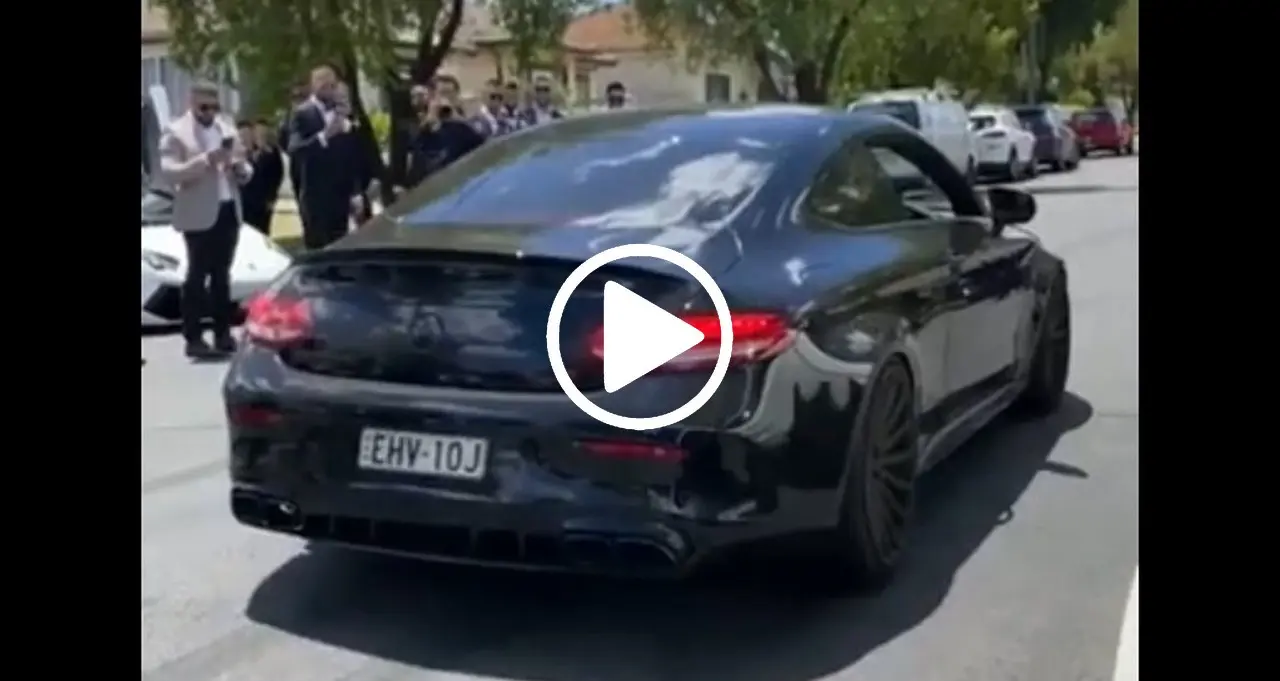 burnout amg c63 1