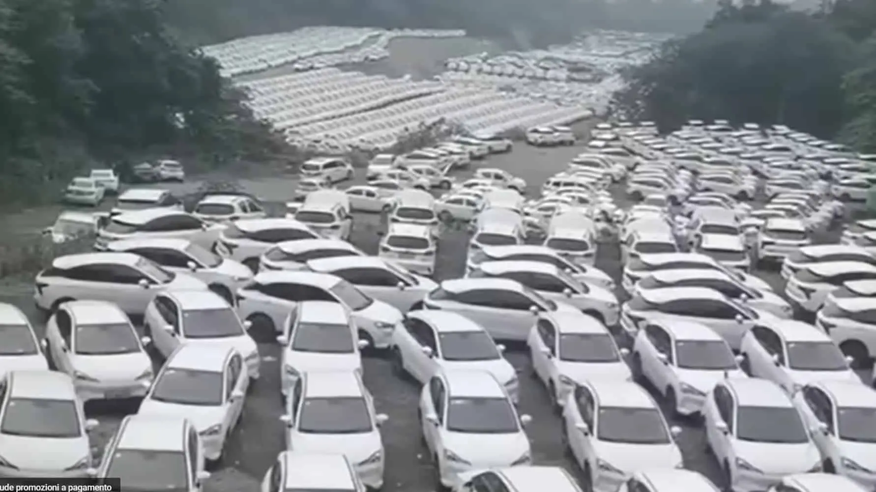 cimitero auto cina