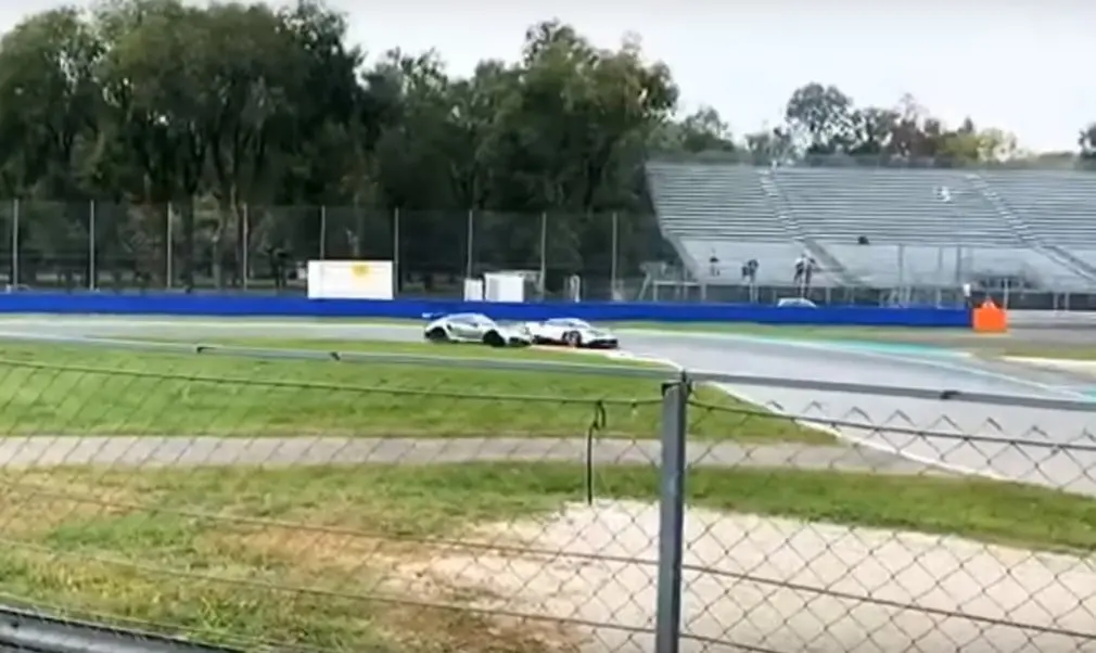 crash pagani porsche monza