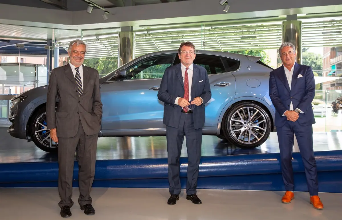 da sin paolo glisenti commissario per la partecipazionedellitalia a expo 2020 dubai gian carlo muzzarelli sindaco di modena davide grasso ceo maserati
