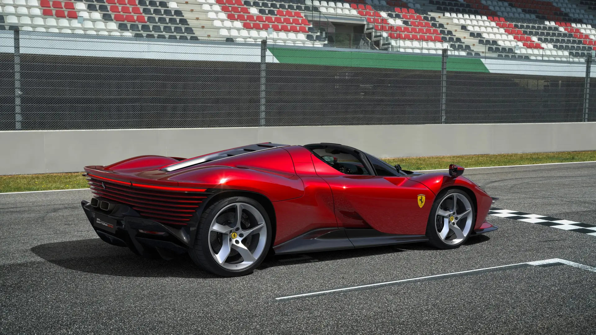 ferrari daytona sp3 posteriore