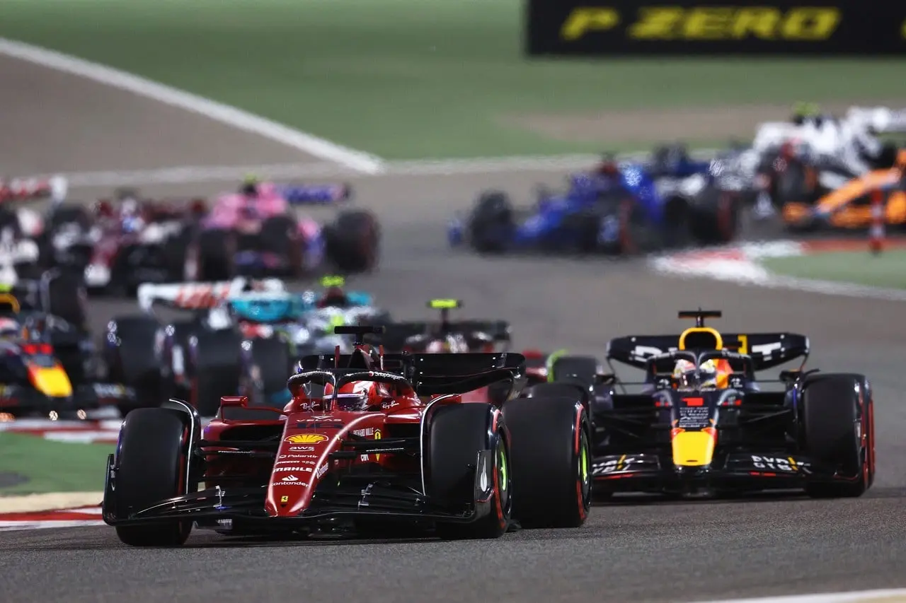 ferrari f1 75 bahrain
