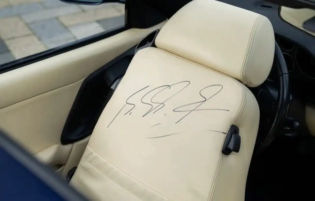 ferrari f355 gts schumacher firma sedile