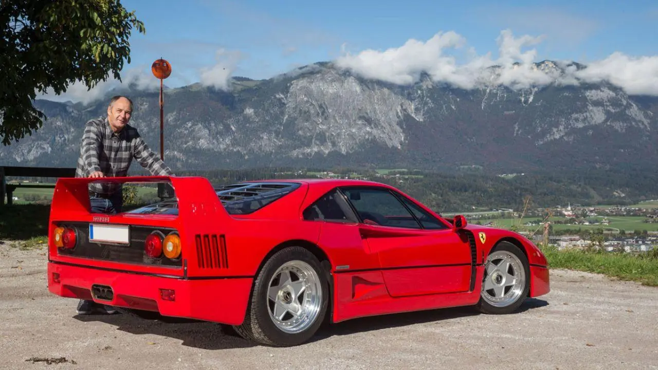 ferrari f40 gerhard berger