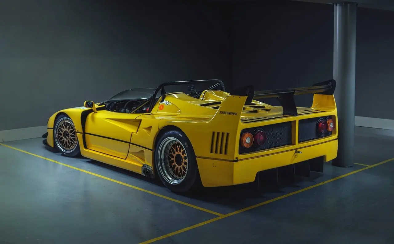 ferrari f40 lm barchetta by michelotto
