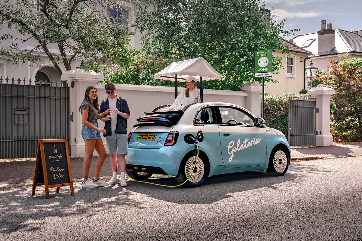 fiat 500 gelateria
