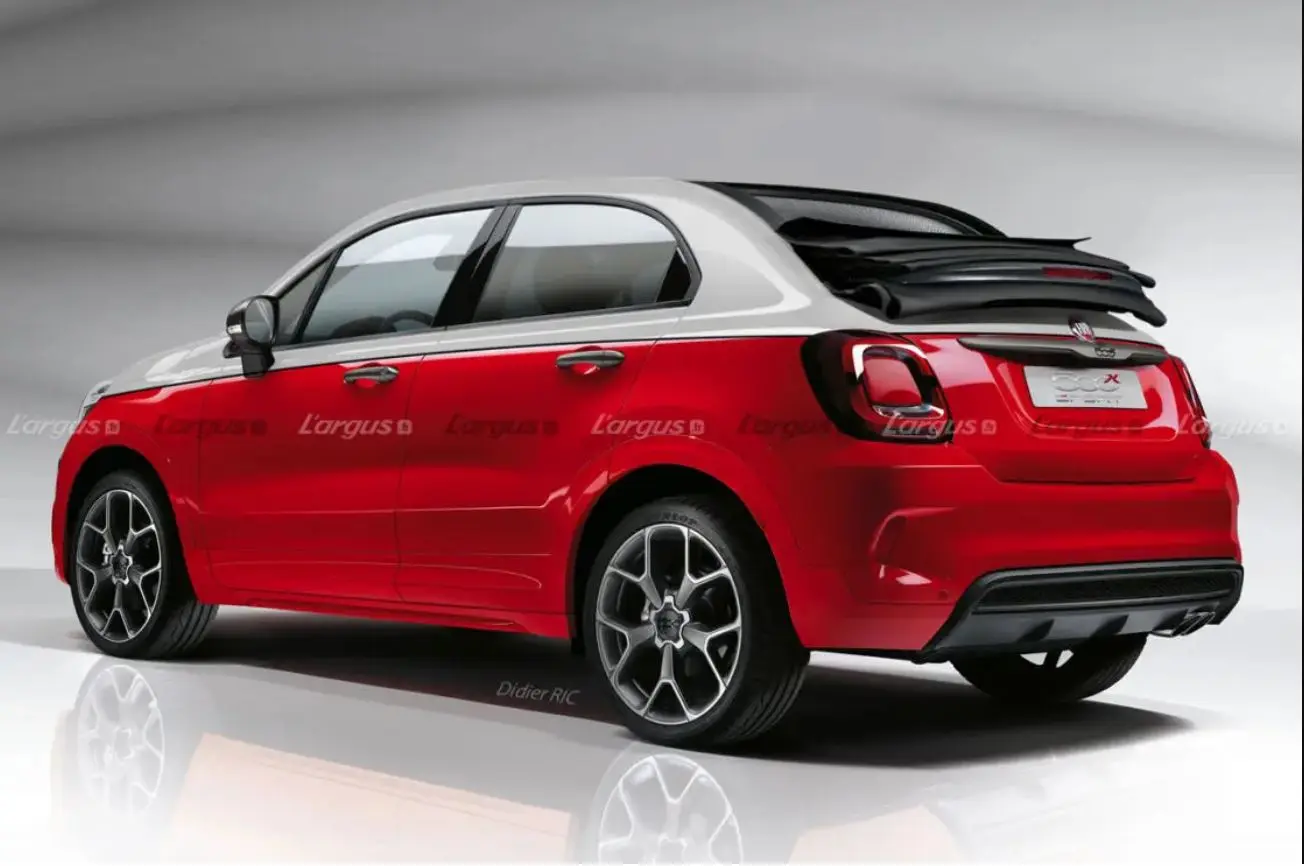 fiat 500x cabrio render