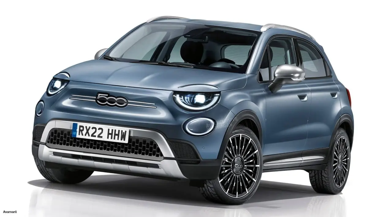 fiat 500xl renders