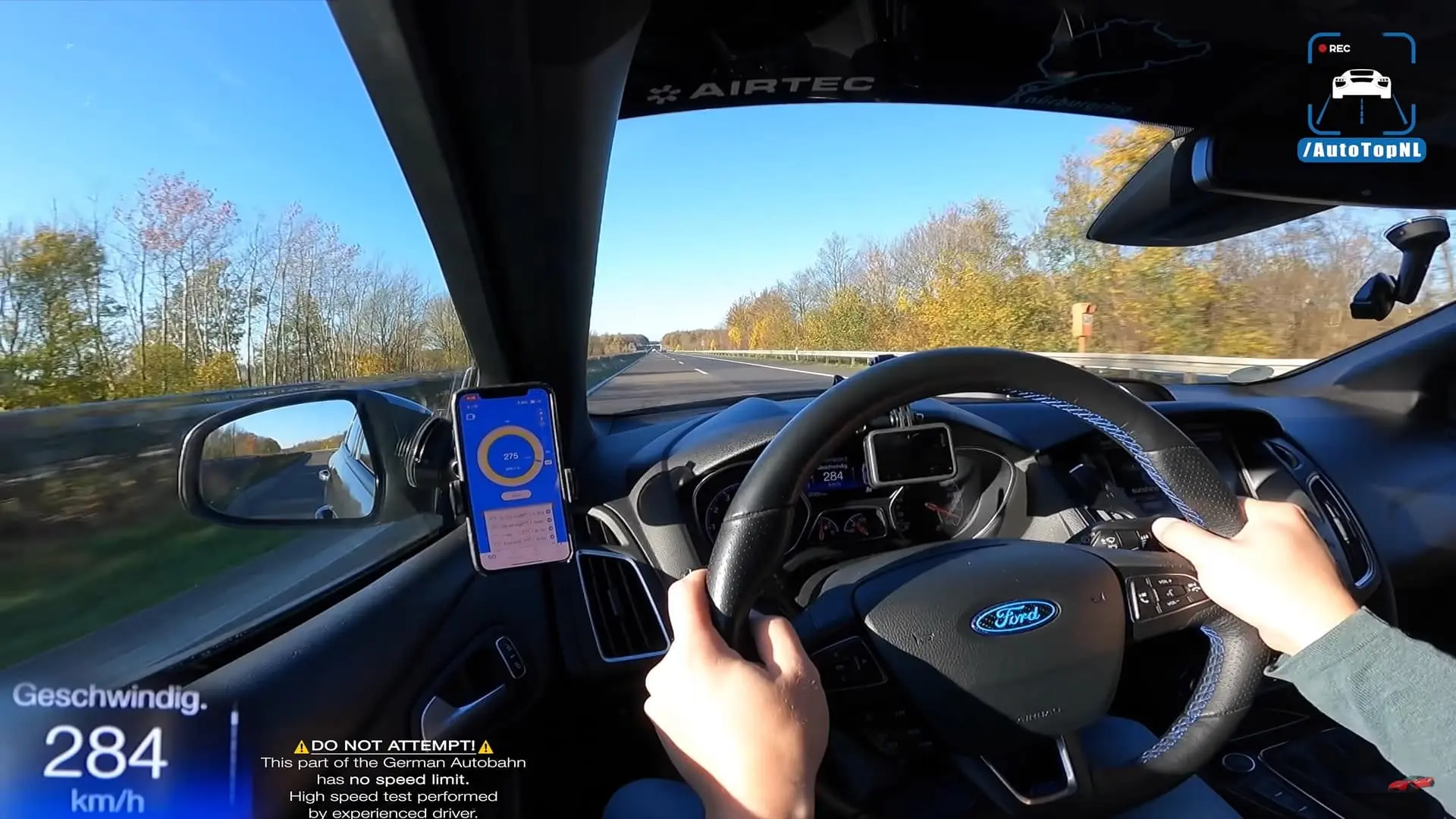 ford focus rs autobahn