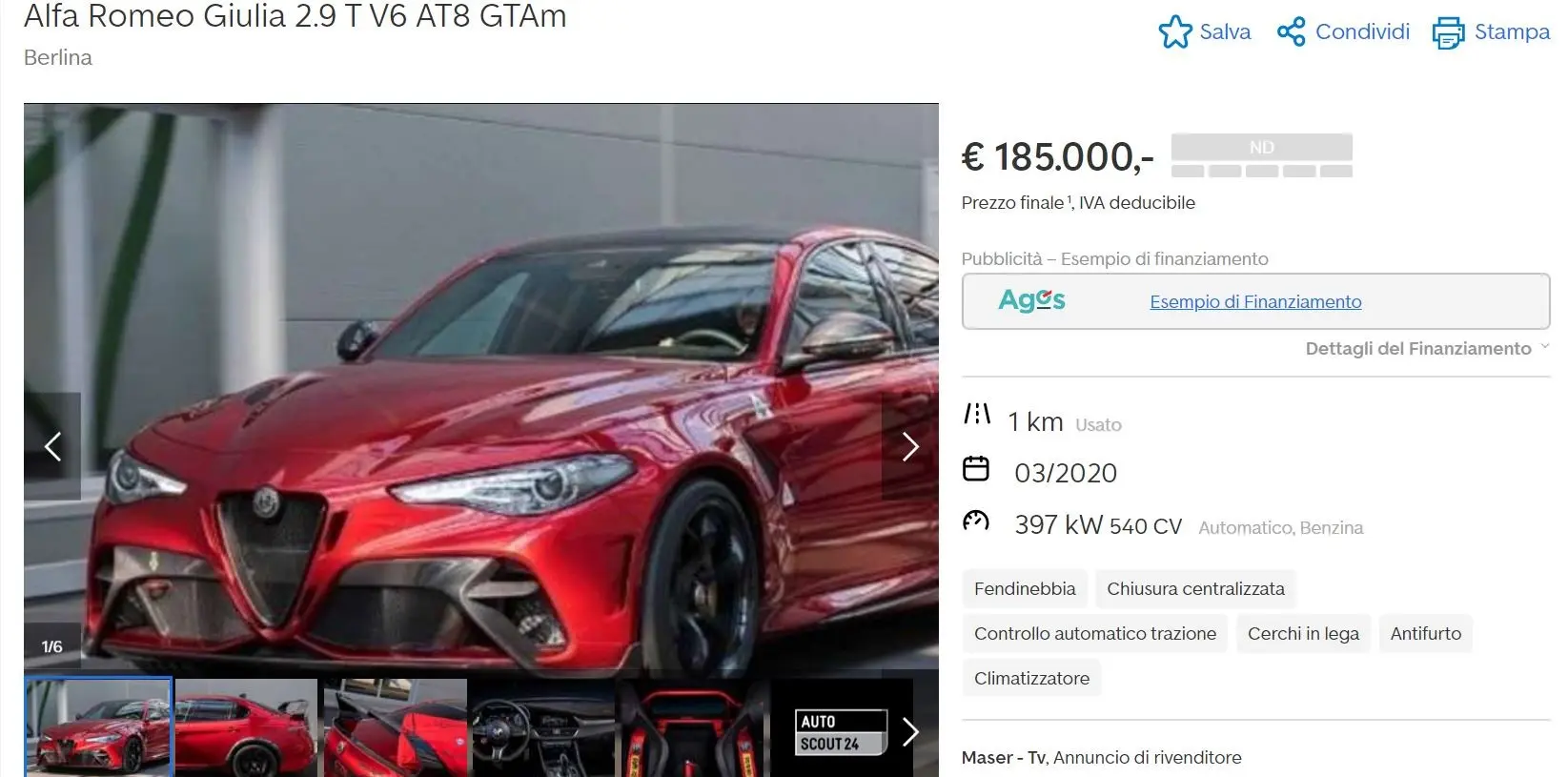 giulia gtam autoscout24 1