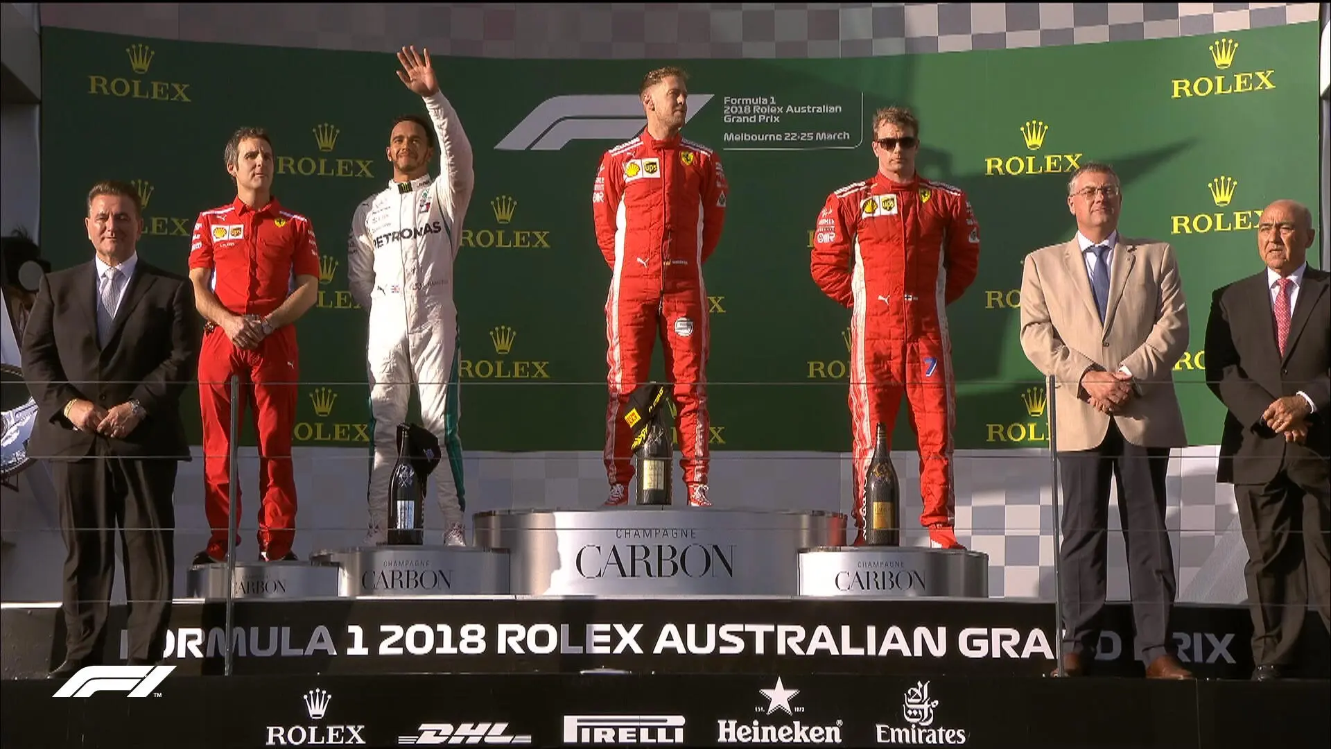 gp australia 2018 podio