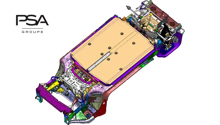 groupe psa rafforza la sua offensiva elettrica con una nuova piattaforma evmp electric vehicle modular platform