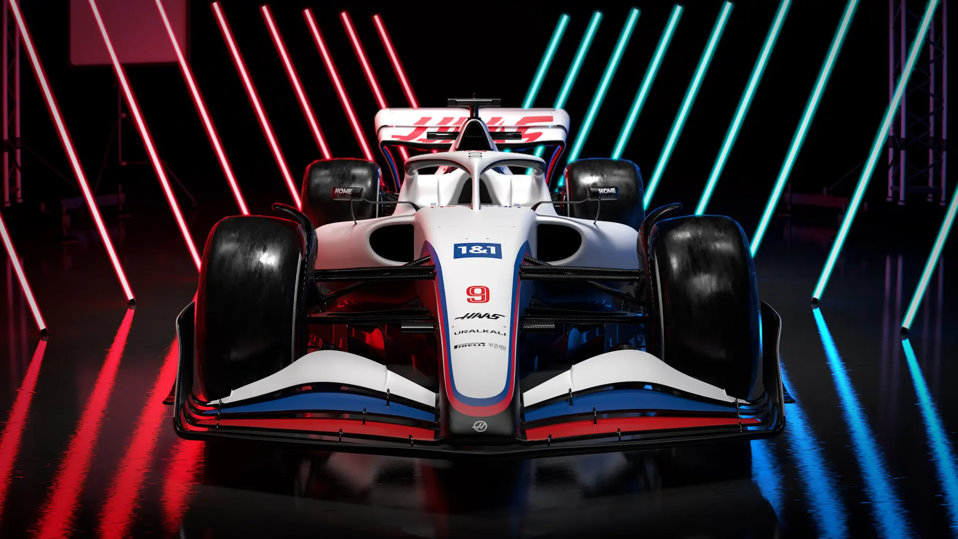 haas vf22 front