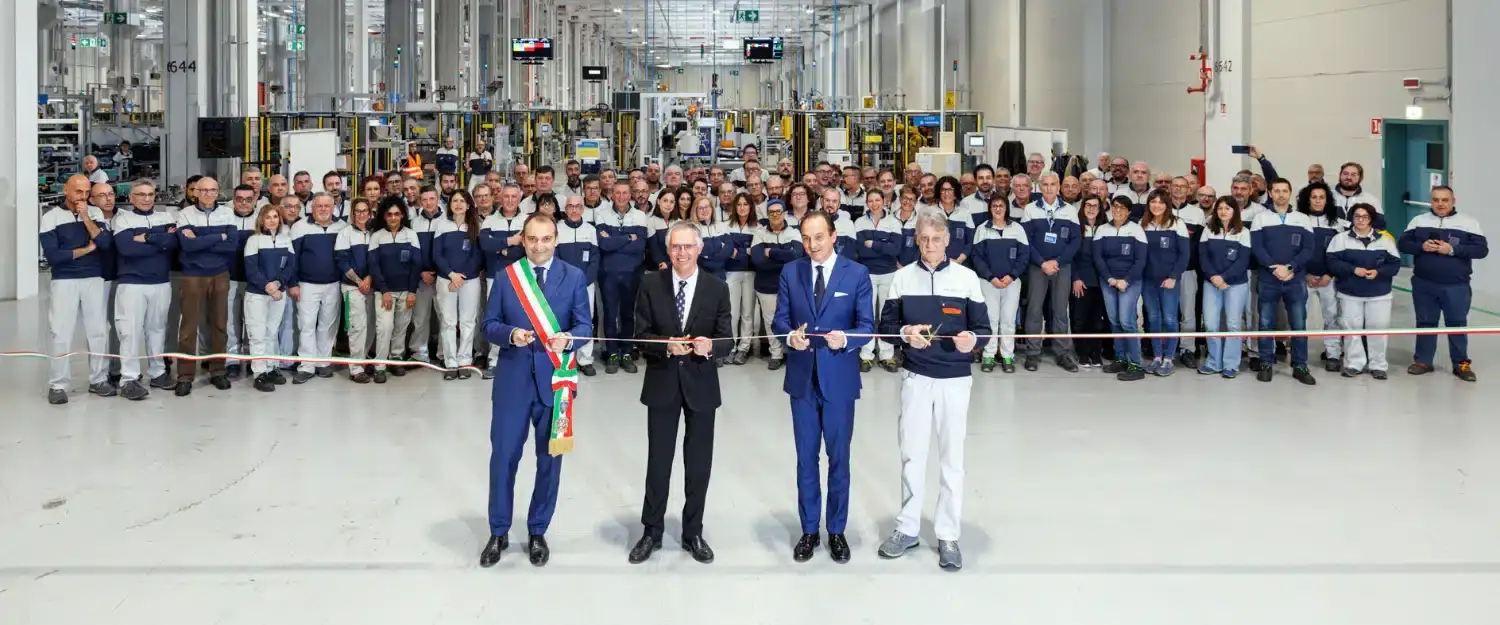 hero stellantis mirafiori automotive park 2030 edct production ribbon cutting