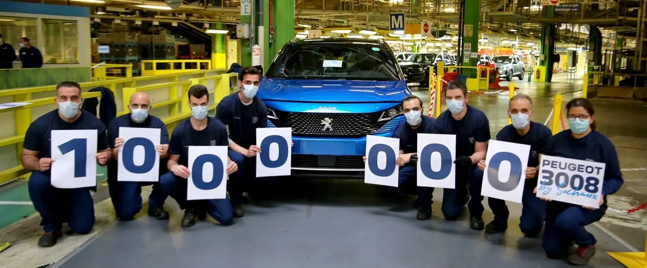 ilmilionesimopeugeot3008escedallelineediproduzionedellostabilimentodisochaux1 61938ffc26378