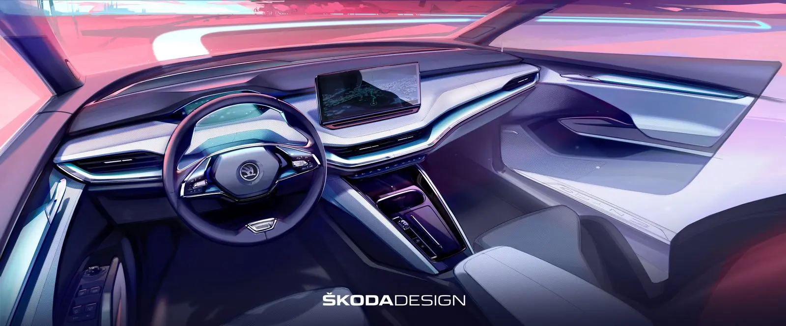 interior enyaq iv