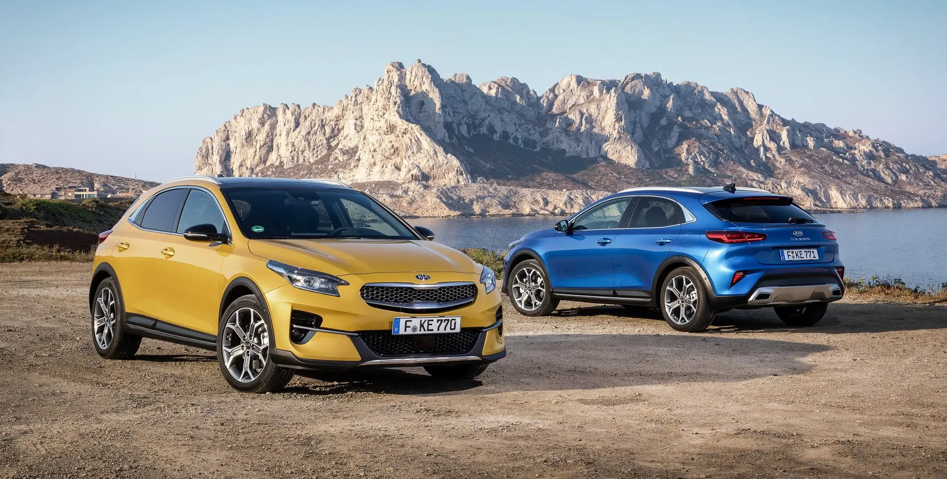 kia xceed gialla blu