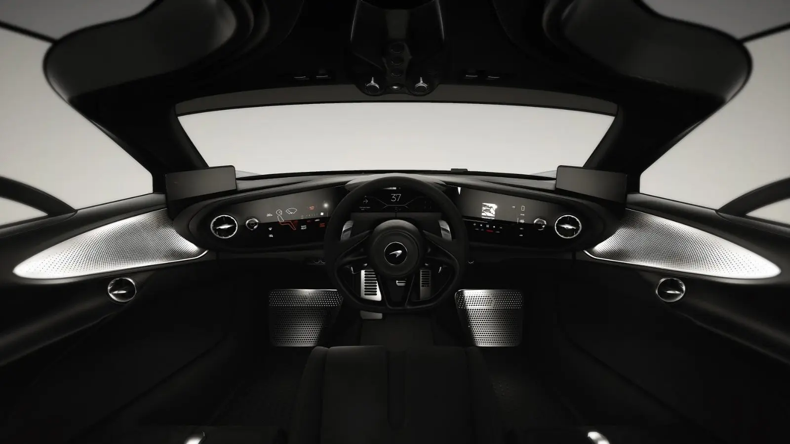 large 11884 mclaren speedtail audio system