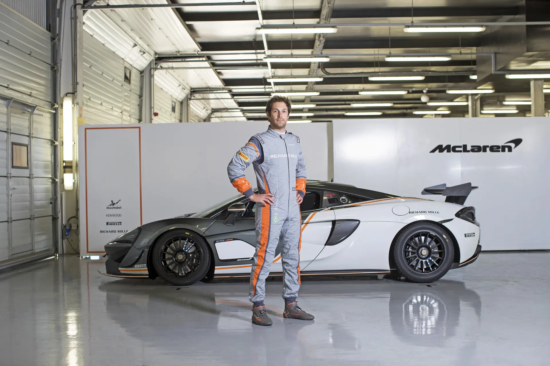 large 9914 brunosennawearsthesp16fiaracesuitinfrontofthemclaren570sgt4