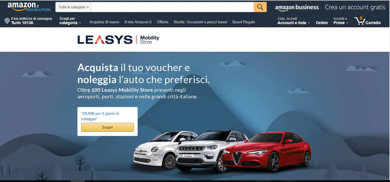 leasys amazon