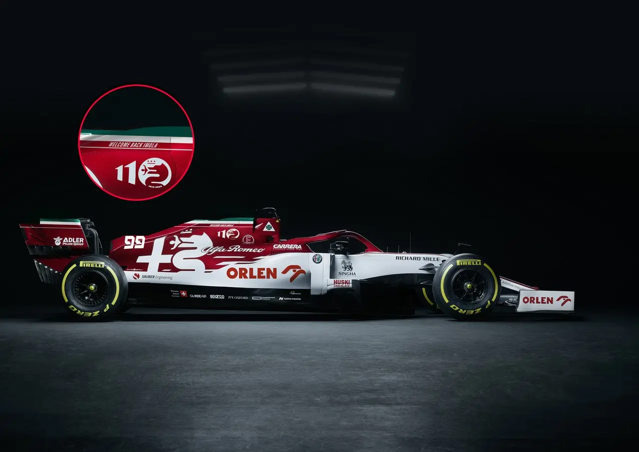 livrea alfa romeo racing imola