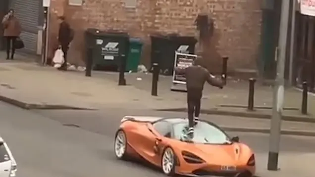 man on the roof