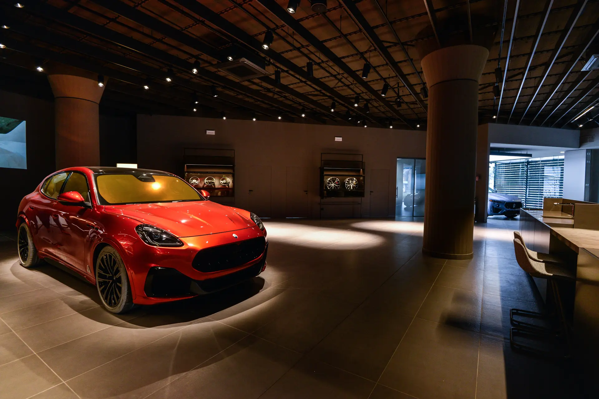 maserati nuovo concept store torino maserati grecale mission from mars