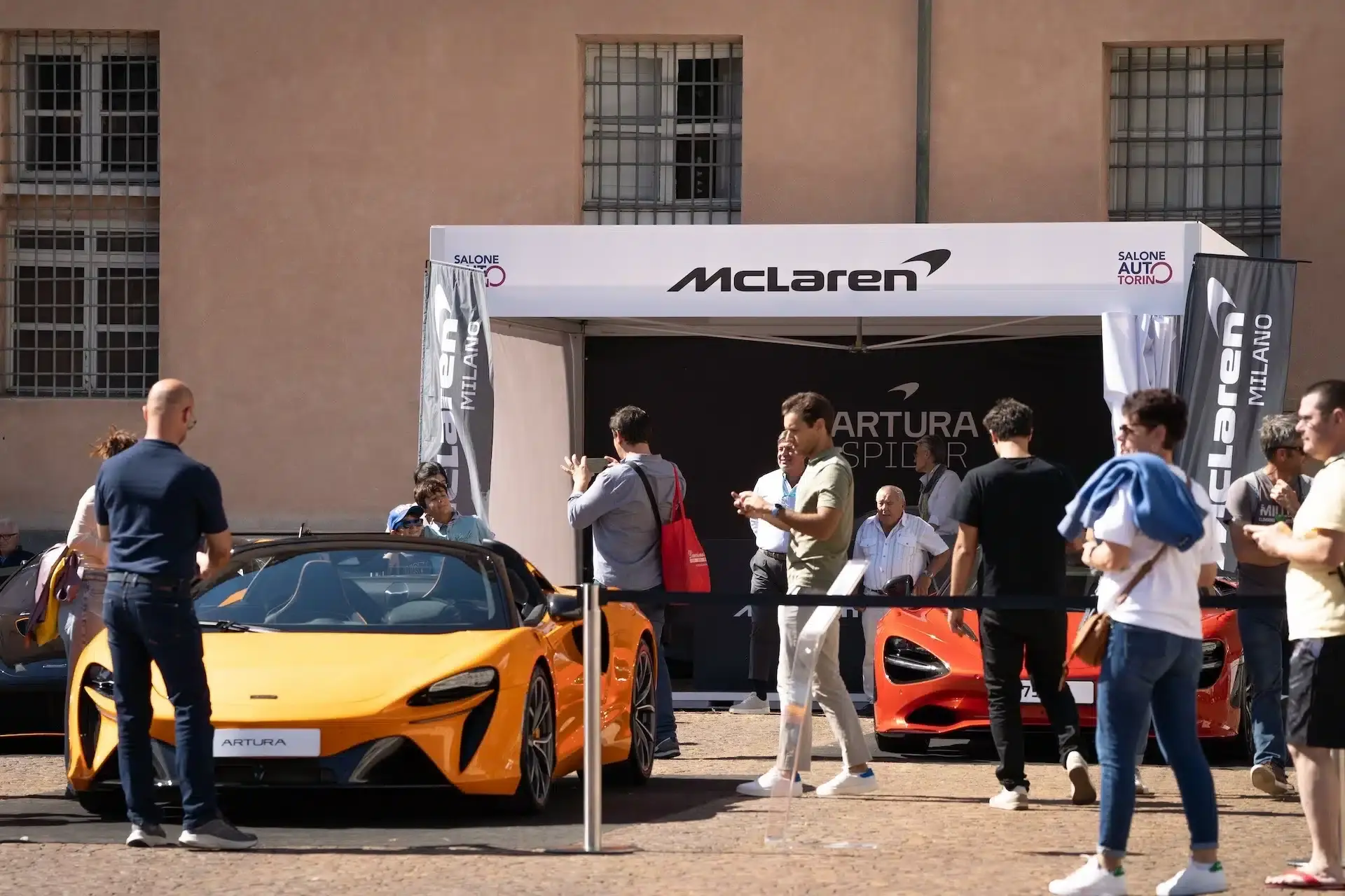 mclaren stand salone auto torino 2024
