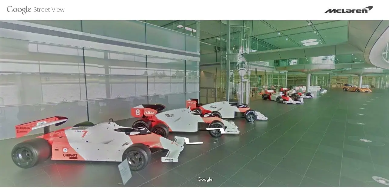 museo mclaren google street view