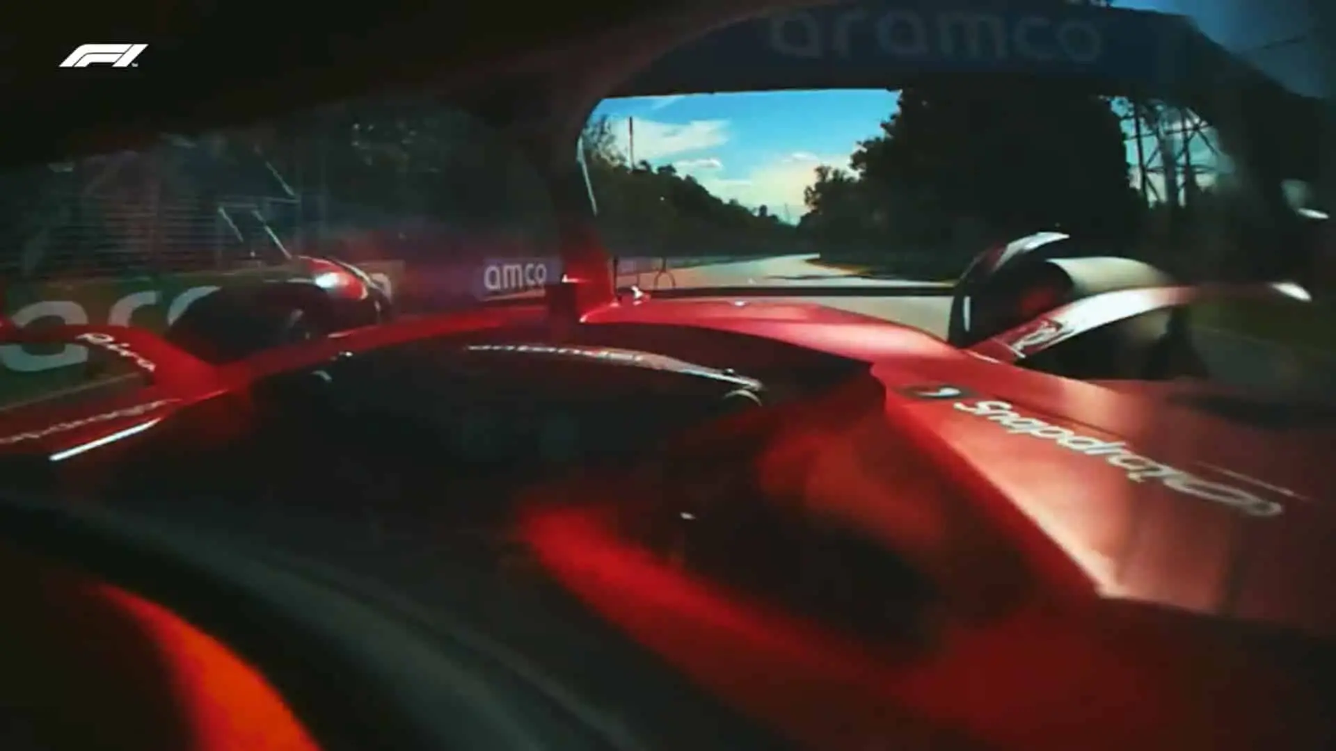 onboard carlos sainz melbourne