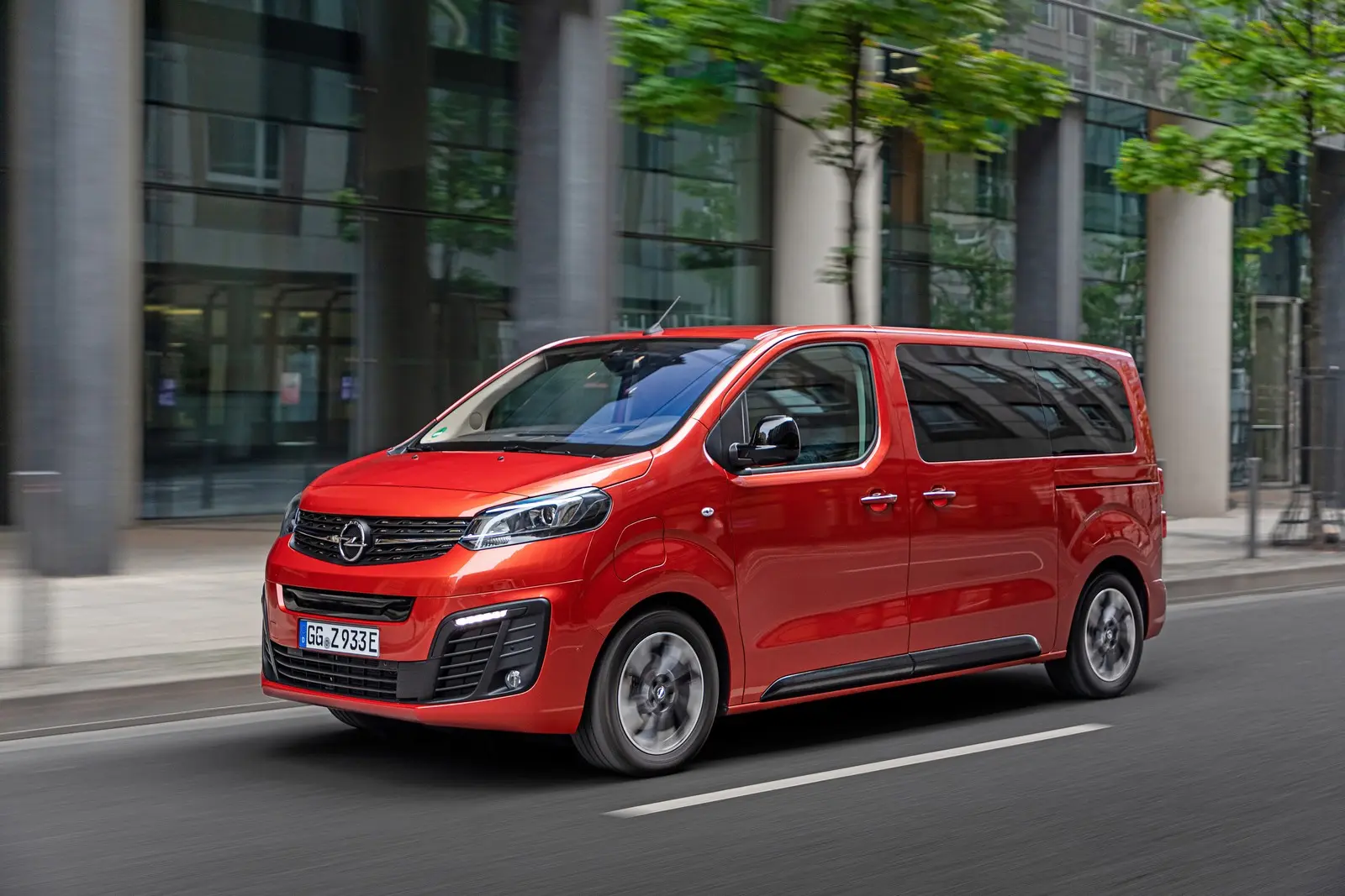 opel zafira e life anteriore