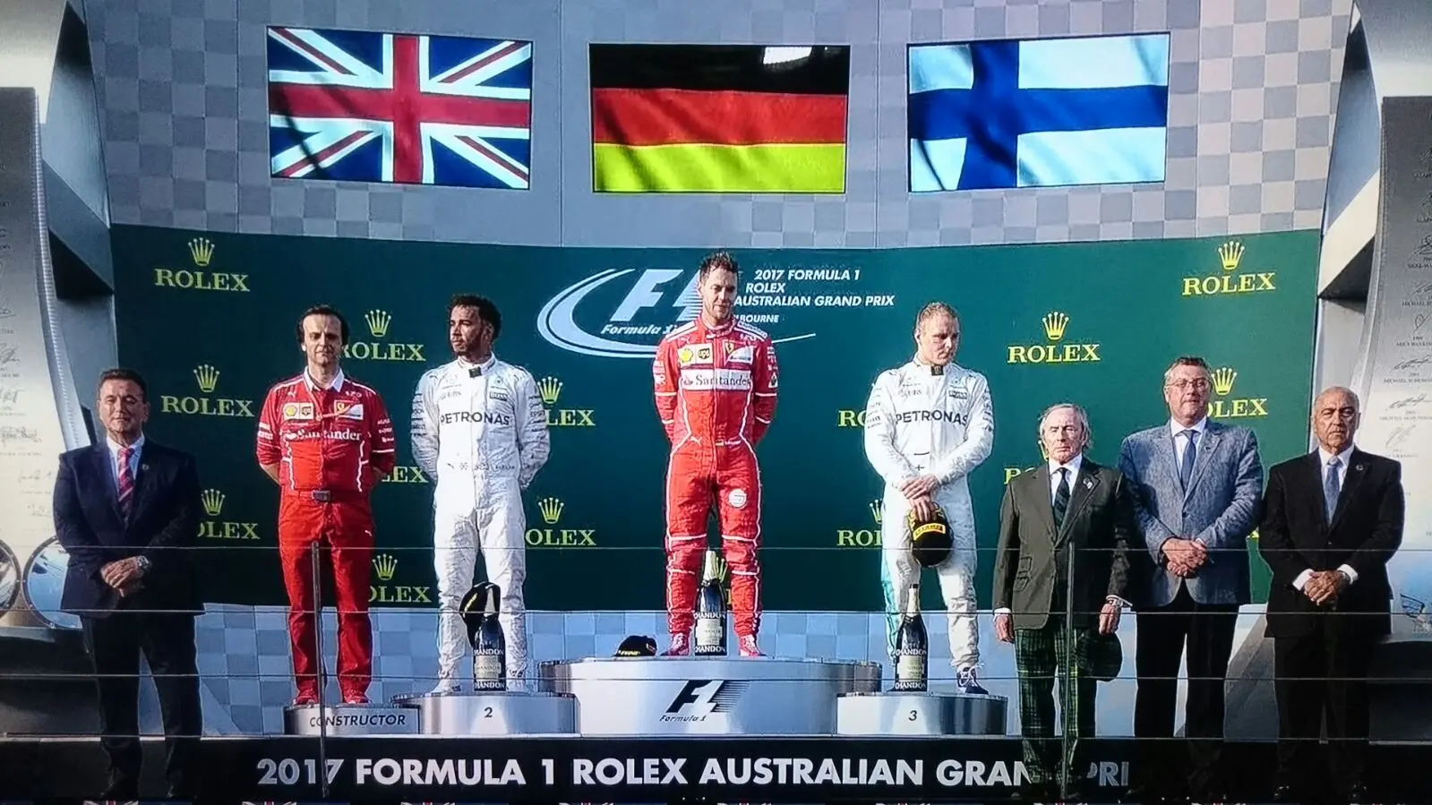 podio gp australia 2017