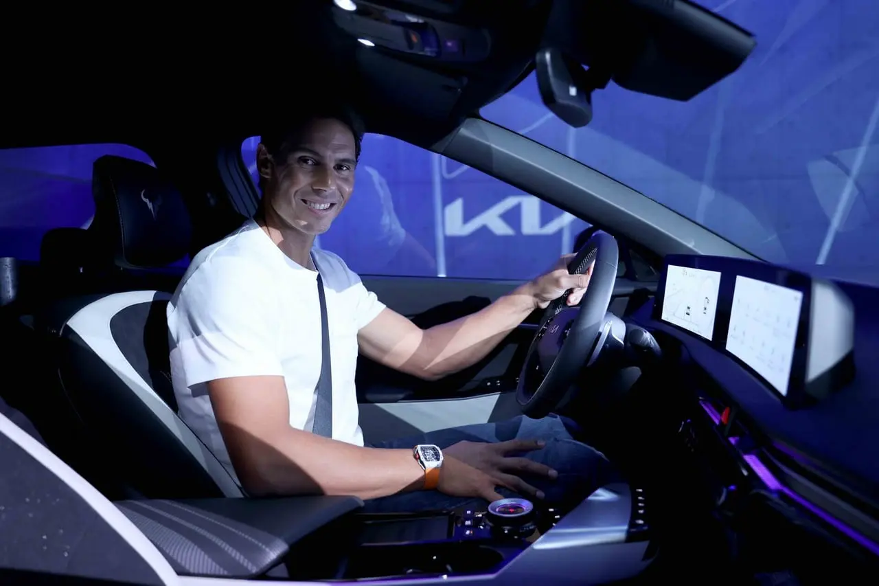 rafael nadal and new ev6 4 1